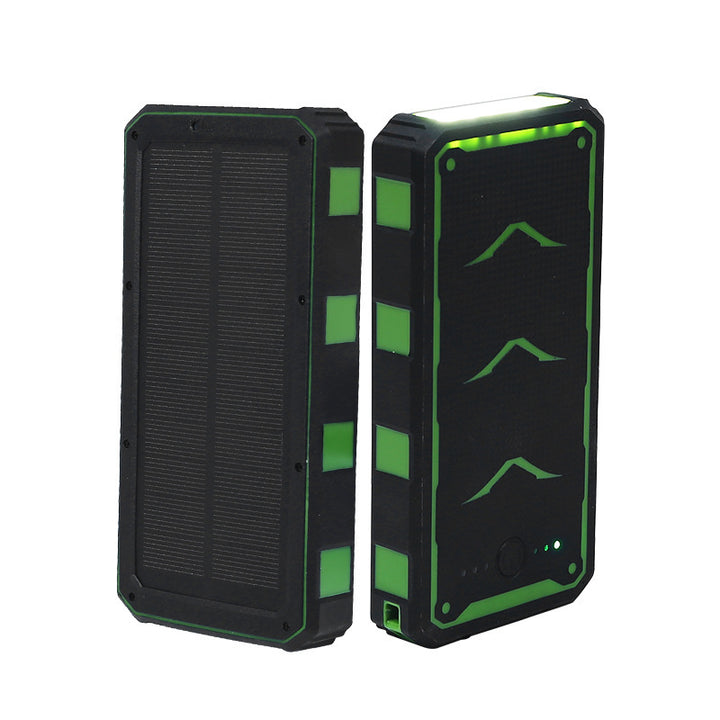 Solar-powered high-performance power bank with robust housing Kalsten