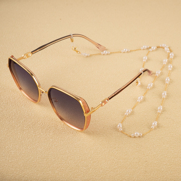 Pearl-Linked Eyewear Holder Kalsten
