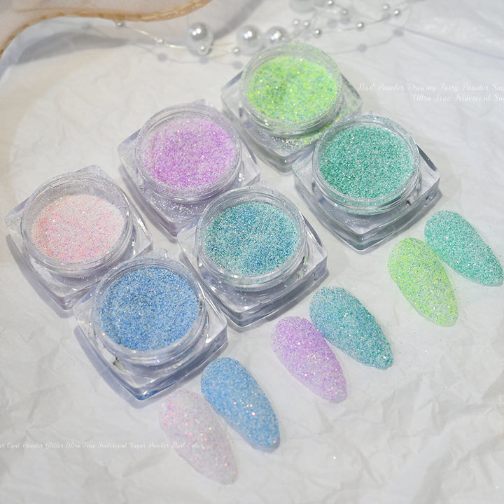 Nail Art Glitter Powder Set