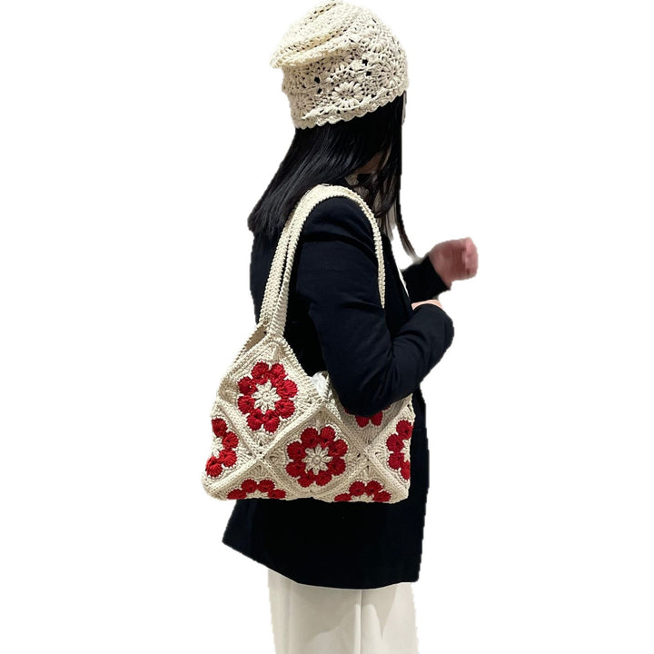 Handcrafted Flower Pattern Bag Kalsten