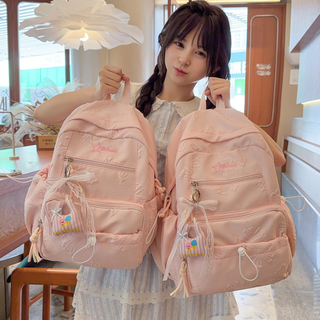 Stylish Textured Backpack Kalsten