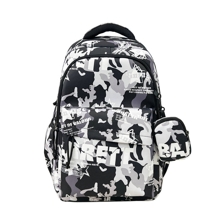 Durable Camouflage Print Backpack Kalsten