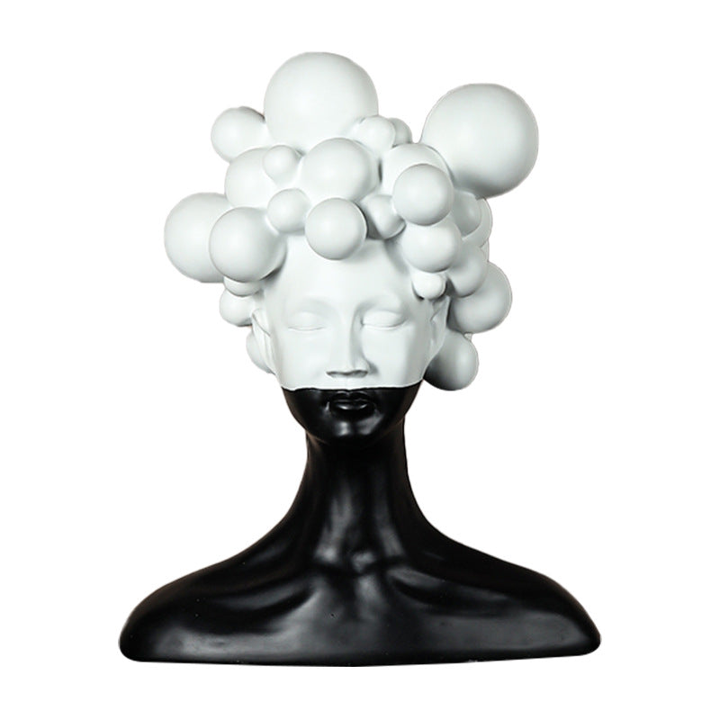 Abstract Decorative Head Sculpture