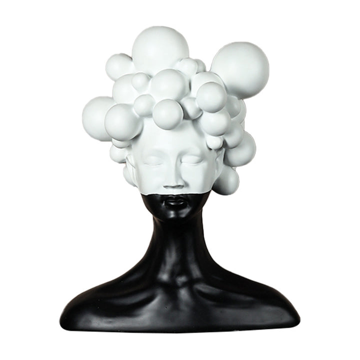 Abstract Decorative Head Sculpture