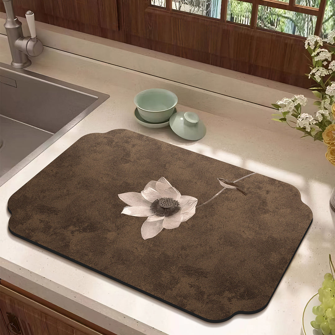 Floral Kitchen Comfort Mat