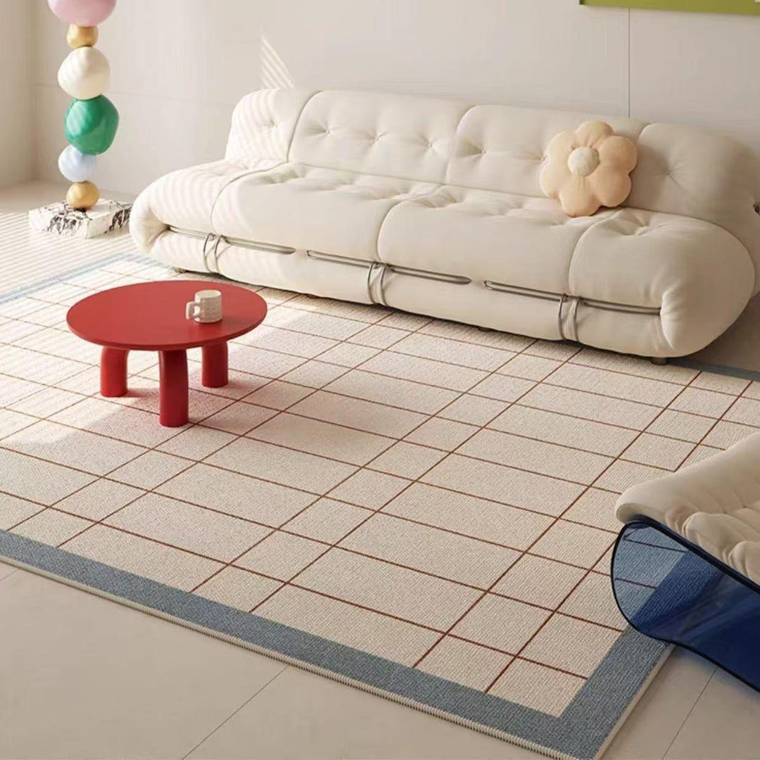 Grid Pattern Decorative Area Rug Kalsten