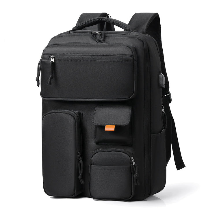 Multi-Pocket Travel Backpack with Ergonomic Design