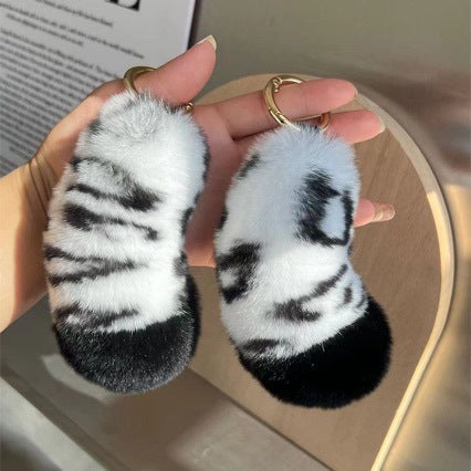 Plush Animal-Themed Keychain Accessory Kalsten