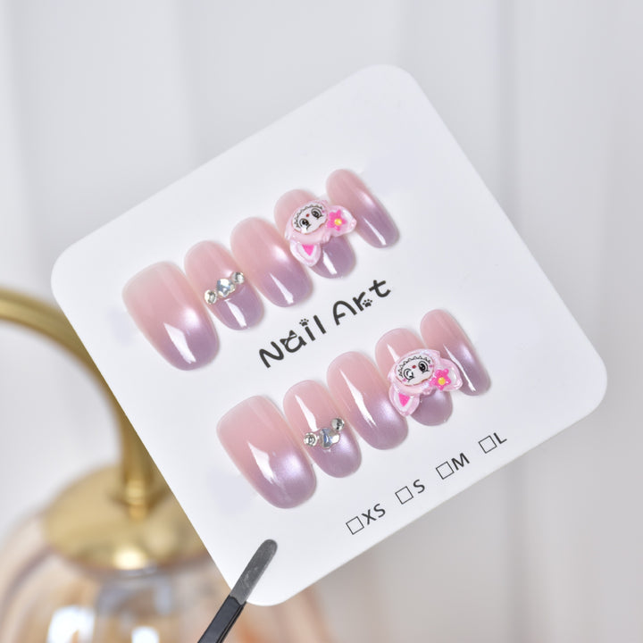 Creative Themed Press-On Nail Art Kalsten