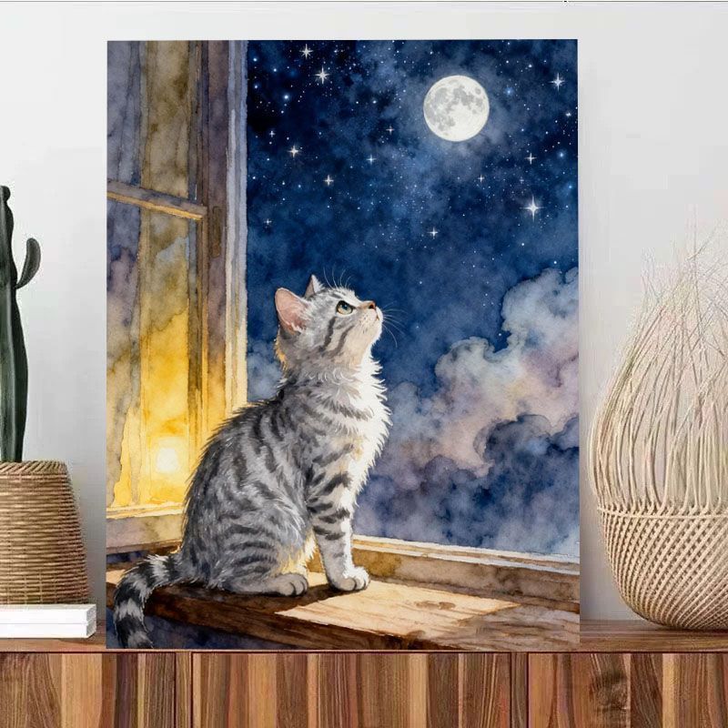 Cat-Themed Wall Art Kalsten