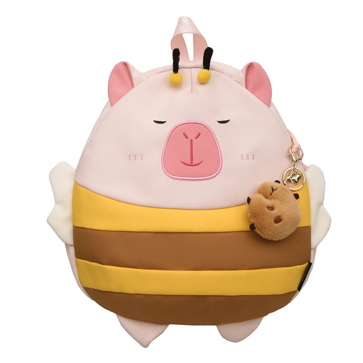 Cute Bee-Themed Plush Backpack