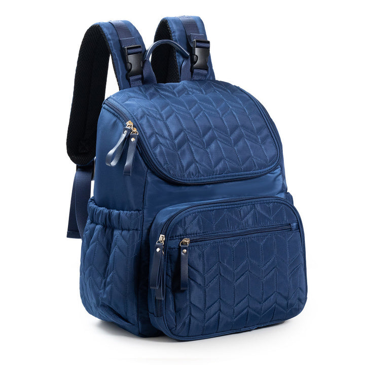 Quilted Multi-Pocket Backpack Kalsten