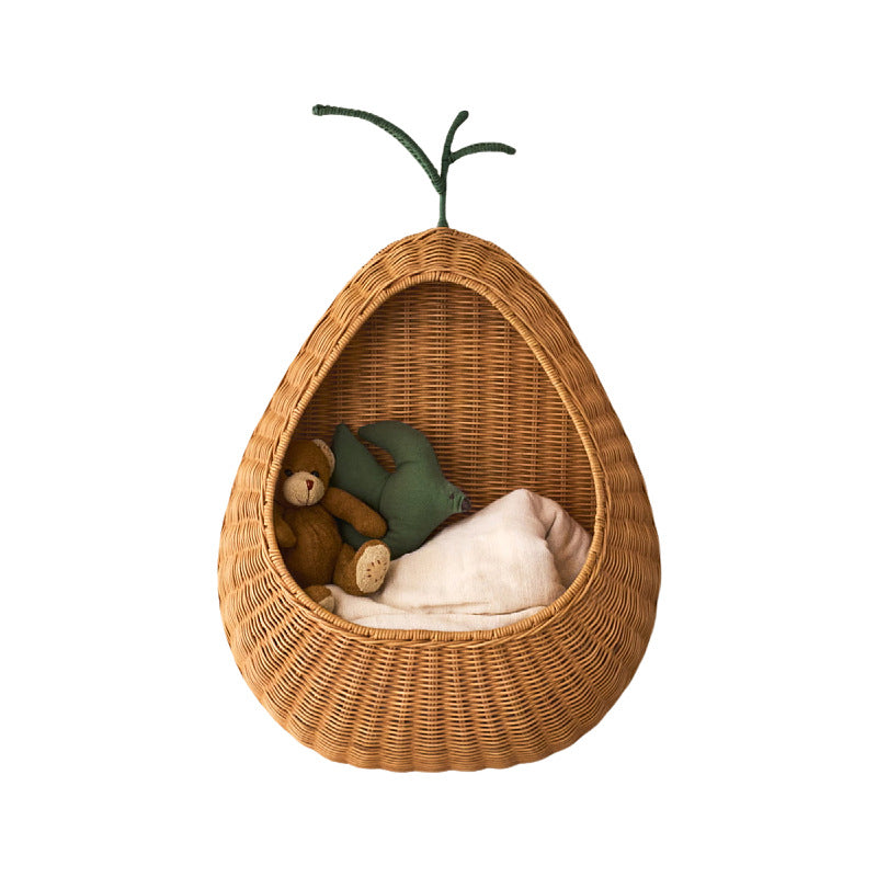 Decorative Woven Pear-Shaped Storage Basket Kalsten