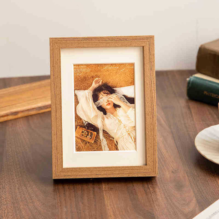 Elegant Wooden Photo Display Frame for Home