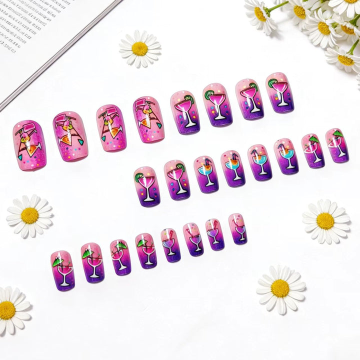 Summer Cocktail Nail Art Kalsten