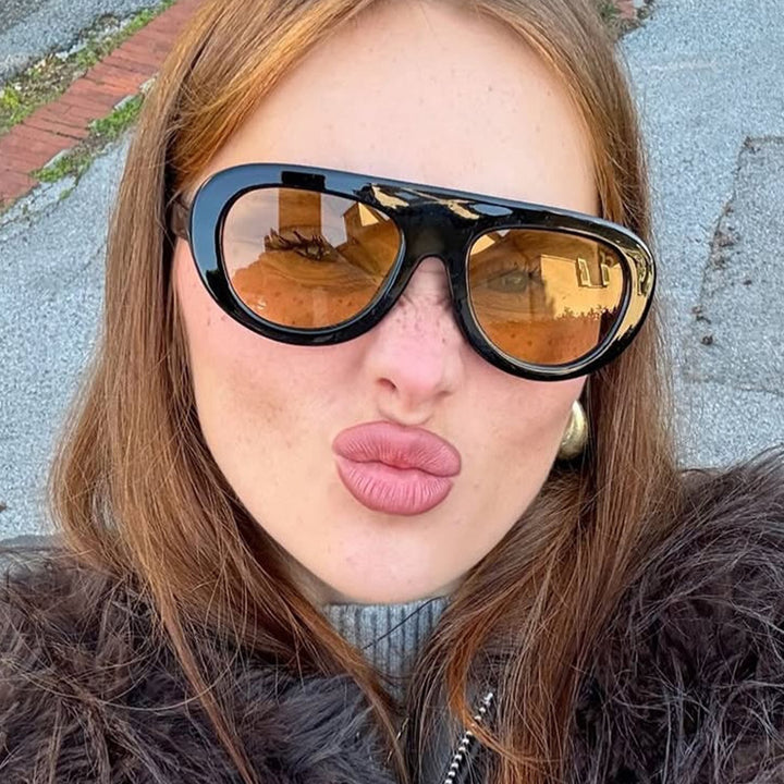 Women's fashionable oversized sunglasses with protective UV filter Kalsten