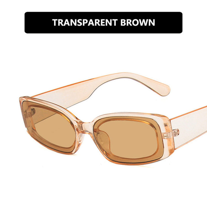 Ladies fashionable transparent sunglasses with square design Kalsten