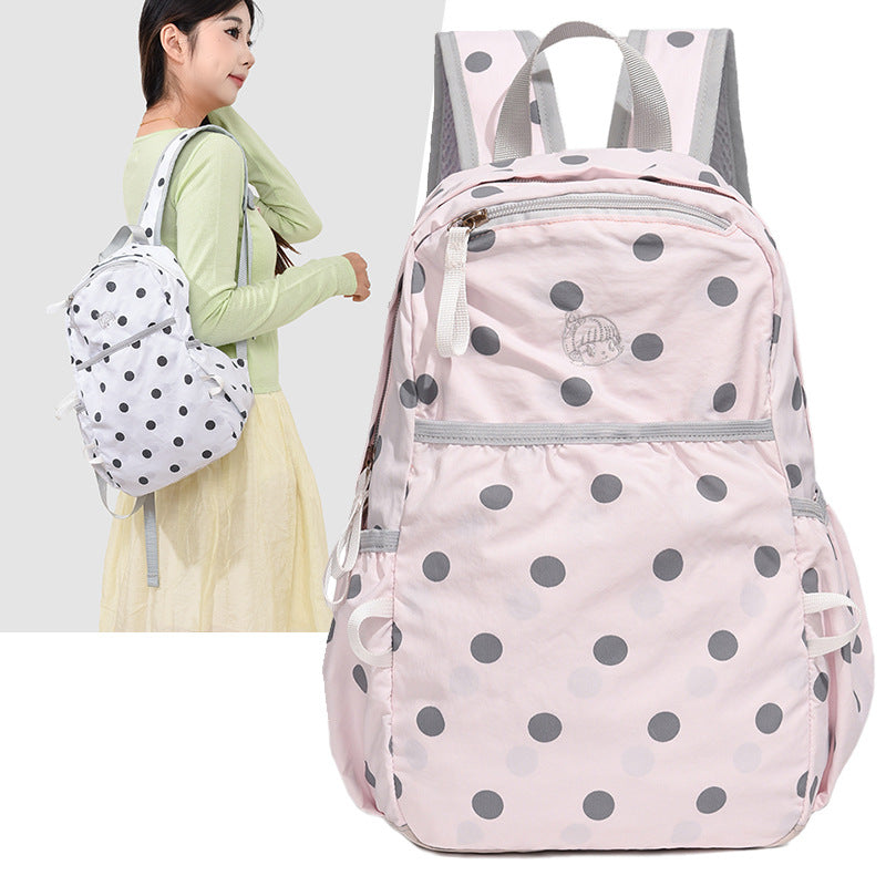 Stylish Polka-Dot Backpack Kalsten