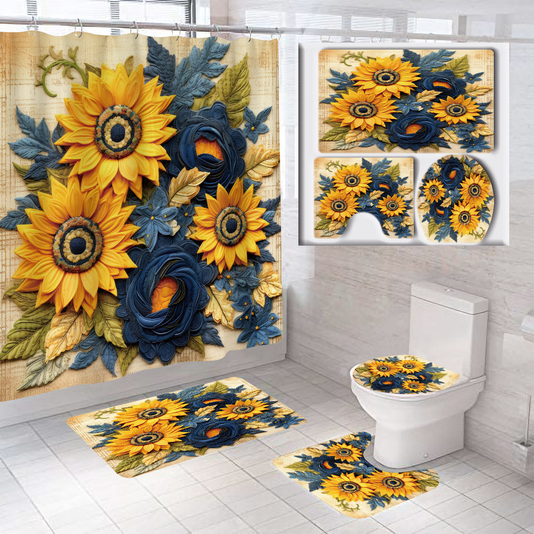 Floral Bathroom Set Kalsten