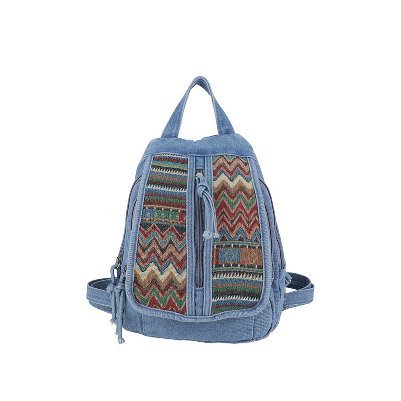 Stylish Ethnic Patterned Backpack Kalsten