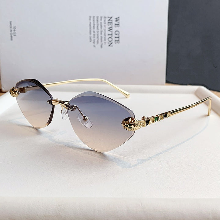 Women's Cat-Eye Sunglasses with Luxurious Jewelry Frame Kalsten
