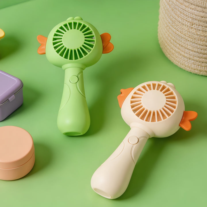 Women Portable Handheld Fan with Animal Pattern Kalsten