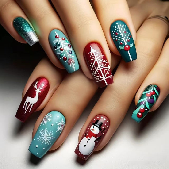 Holiday-Themed Nail Art