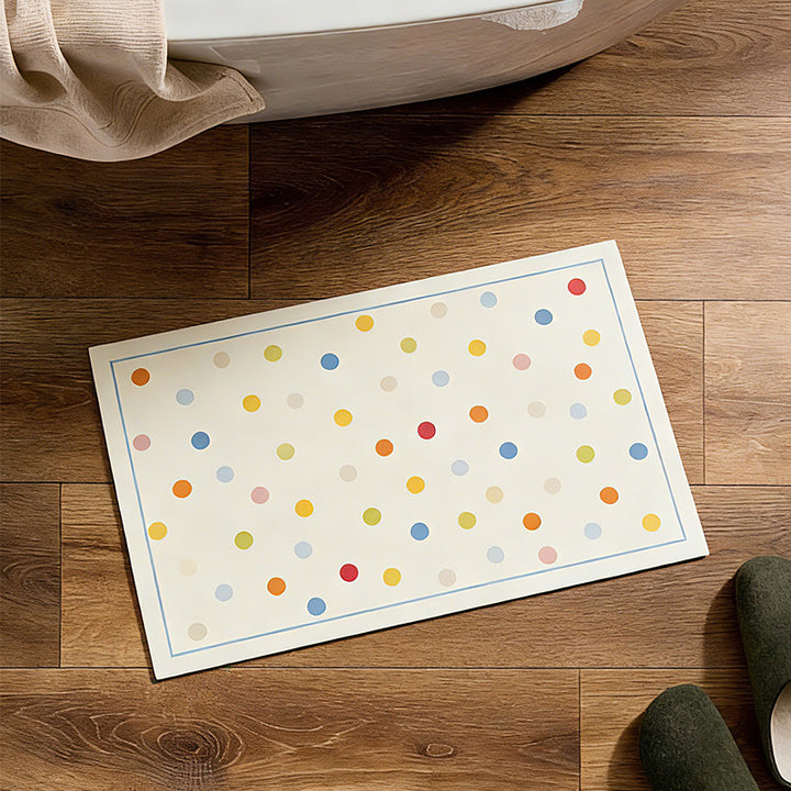 Oval Baby play mat with padded foam core and non-slip underside