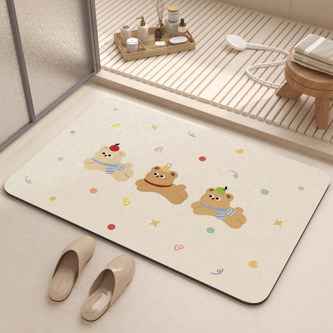 Cute Animal-Themed Bathroom Mat Kalsten