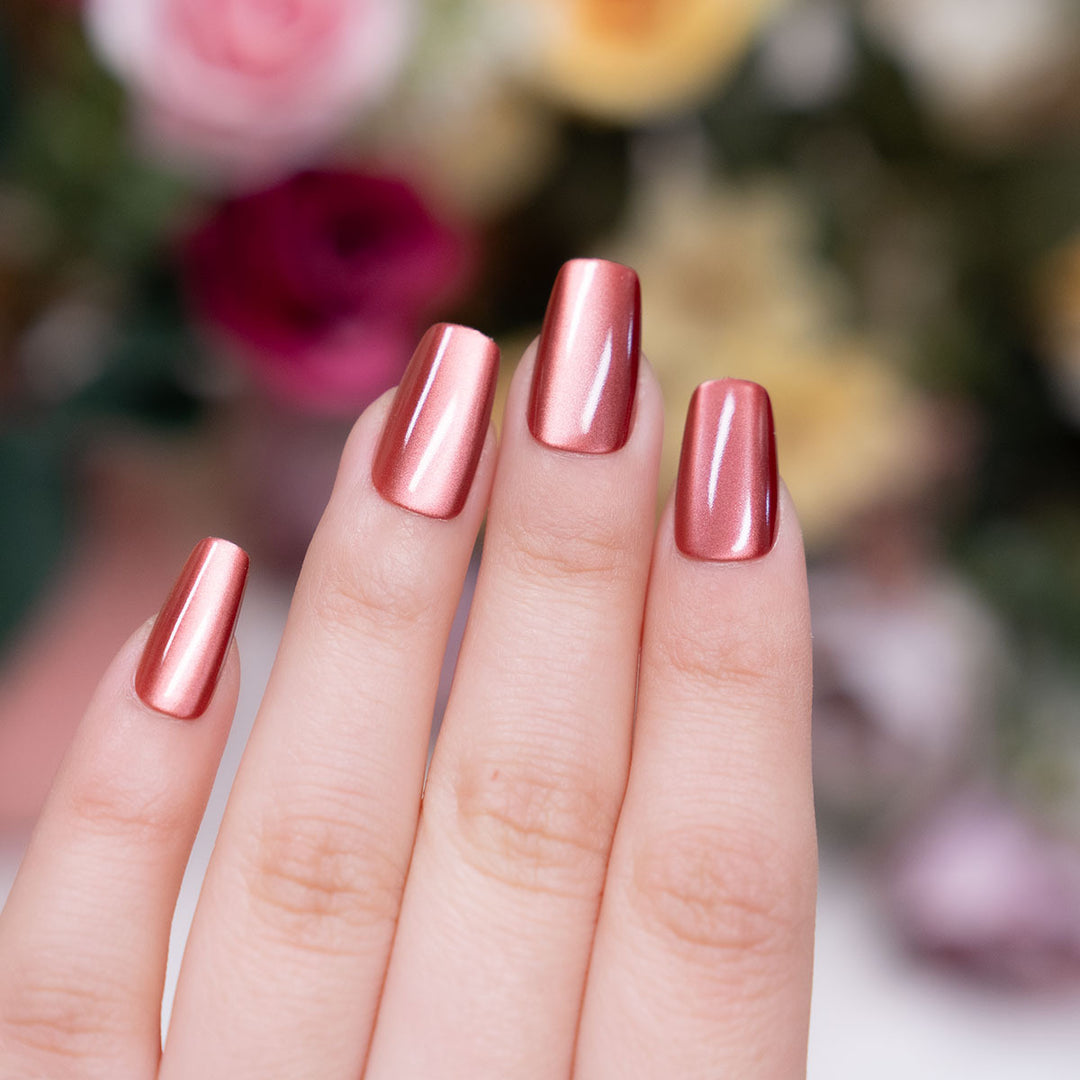 Glossy Press-On Nail Art  1791110921