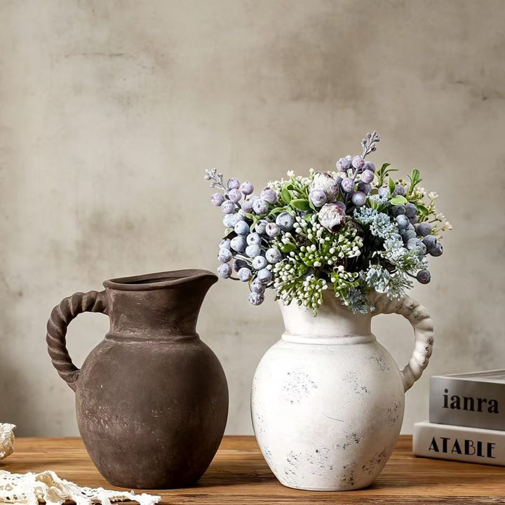 Elegant and Rustic Ceramic Carafe Kalsten