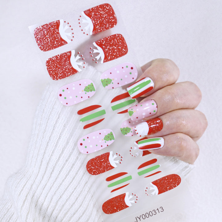 Holiday-Themed Nail Art Stickers