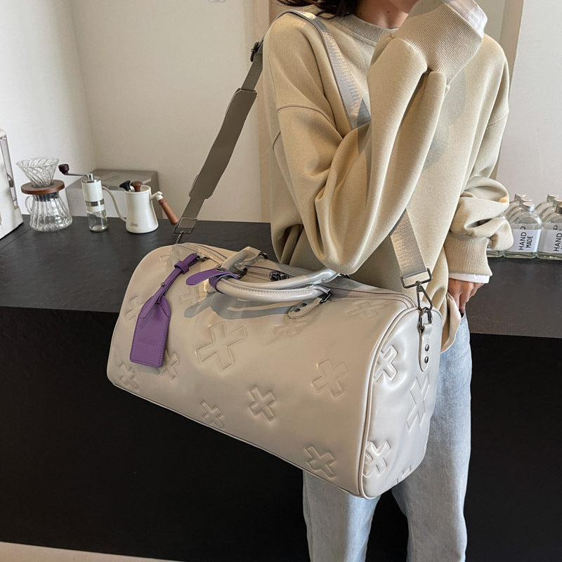 Durable Leather Weekend Duffel Bag Kalsten