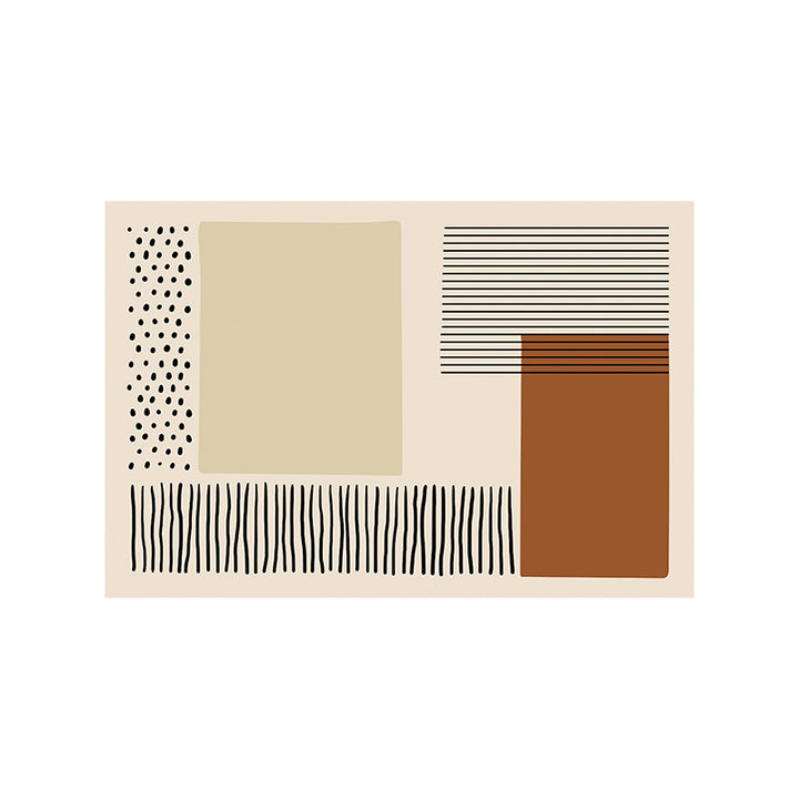 Abstract Geometric Design Bath Mat Kalsten