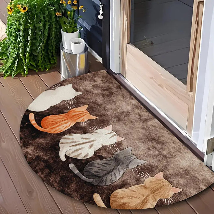 Artistic Cat Decorative Mat