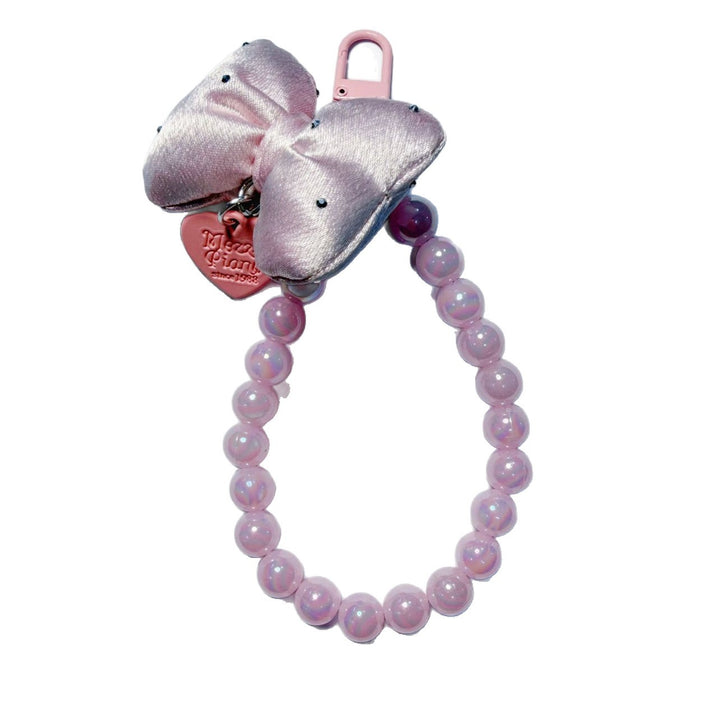 Stylish Beaded Keychain with Bow kalsten