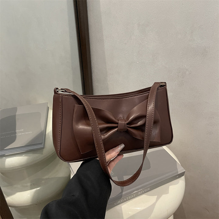 Elegant Bow-Detail Evening Clutch