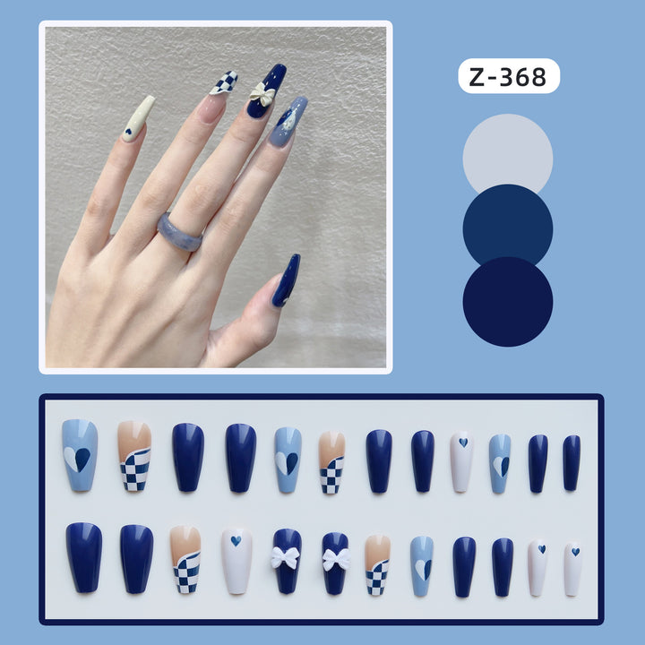 Artistic Decorative Press-On Nail Set 1790727345