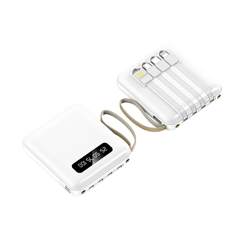 Multifunctional power bank with integrated charging cable Kalsten