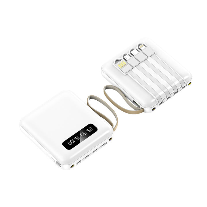 Multifunctional power bank with integrated charging cable Kalsten