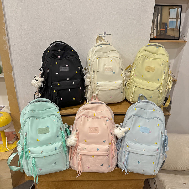 Stylish Embroidered Daily Backpack Kalsten