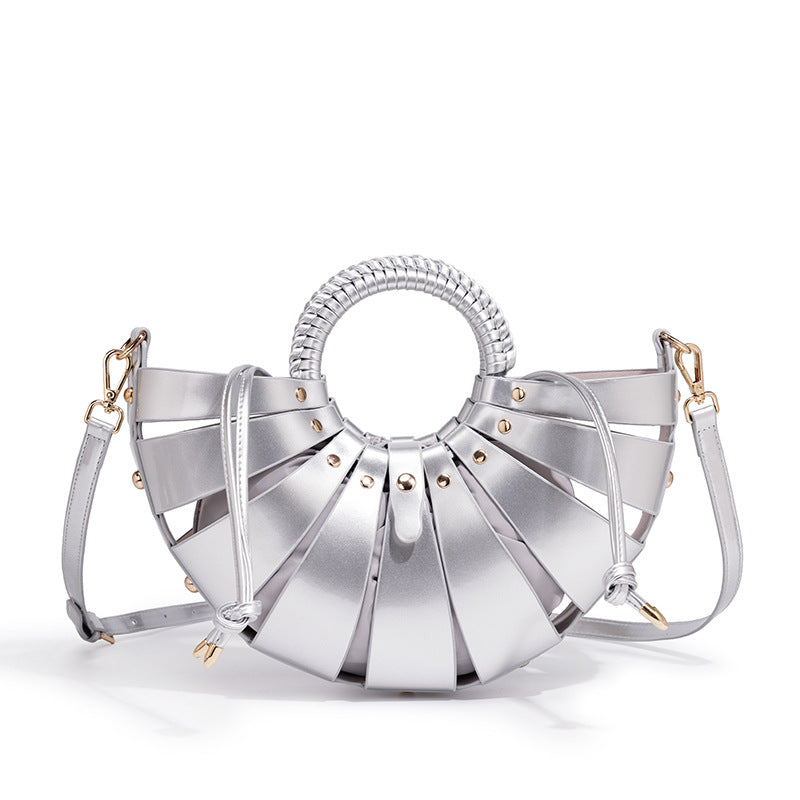 Elegant Fan-Shaped Handbag Kalsten