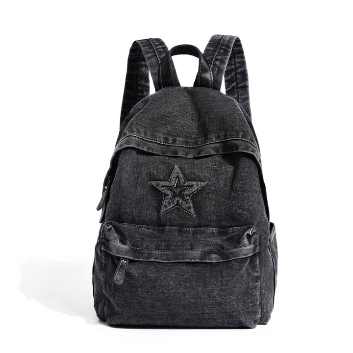 Star-Embellished Casual Backpack Kalsten