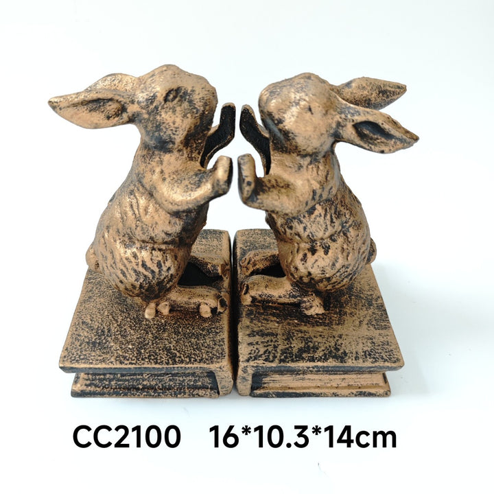 Decorative Animal-Themed Bookends