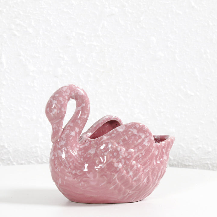 Decorative Ceramic Swan Planter Kalsten