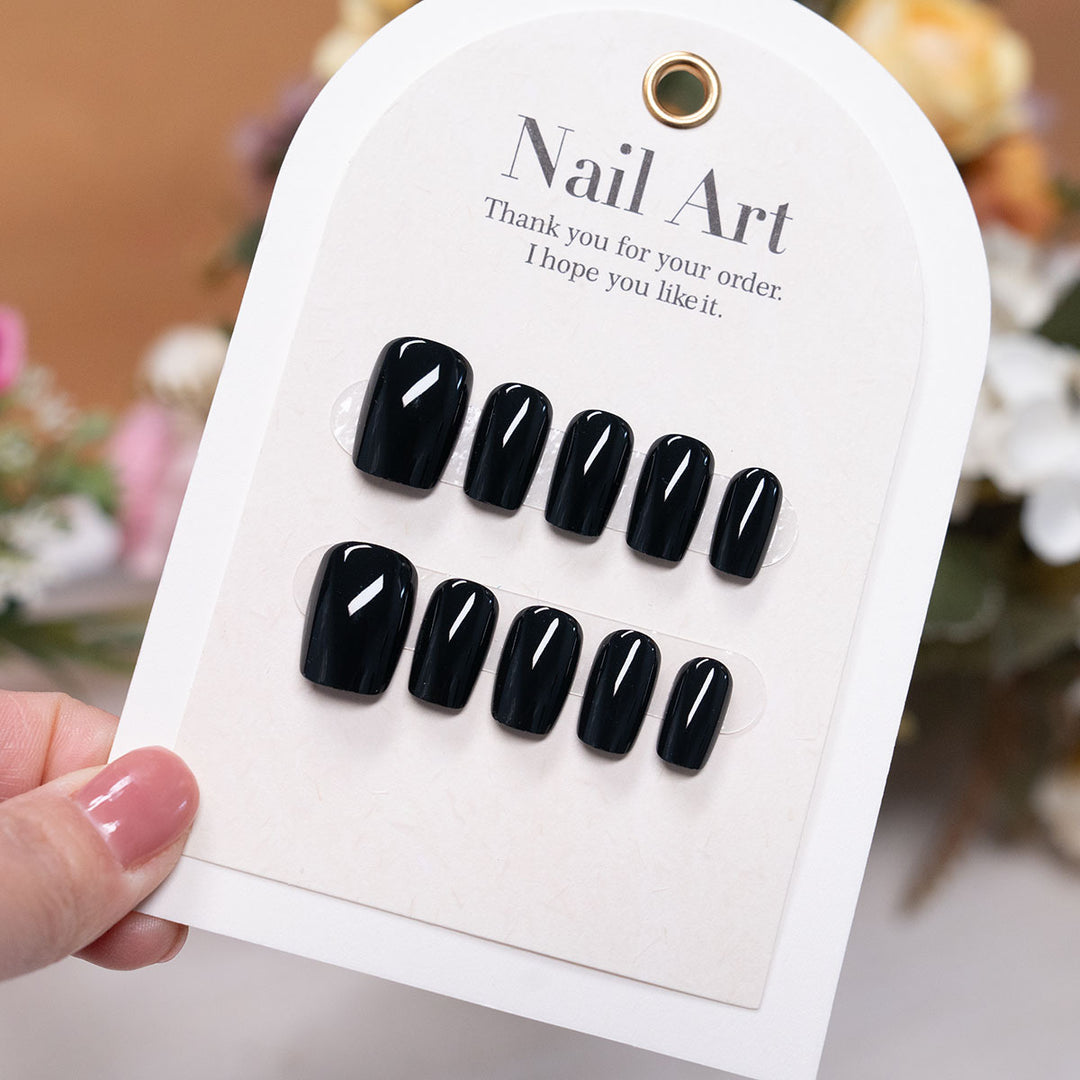 Premium Glossy Press-On Nail Set