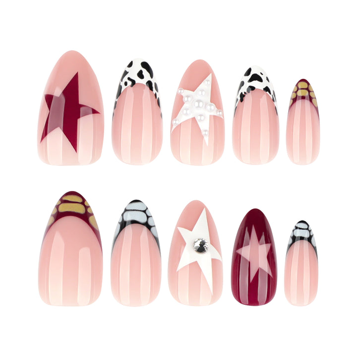 Artful Nail Art with Modern Designs and 3D Accents Kalsten