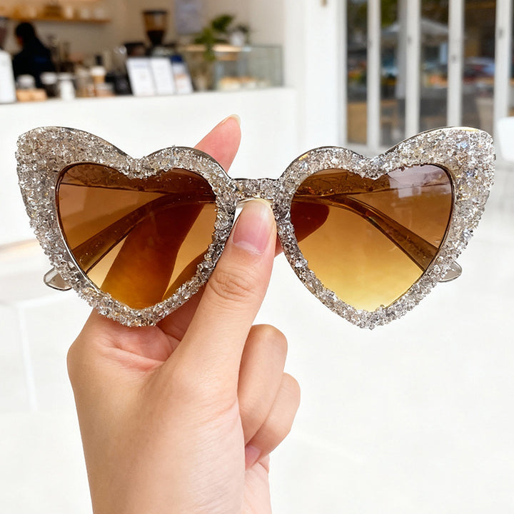 Sparkling Heart-Shaped Sunglasses Kalsten