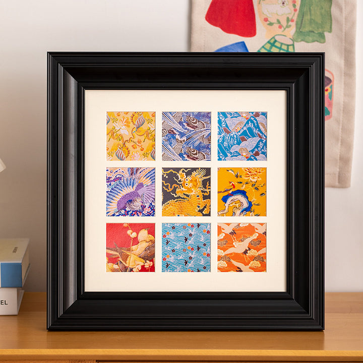 Artistic Framed Japanese Cultural Art Display