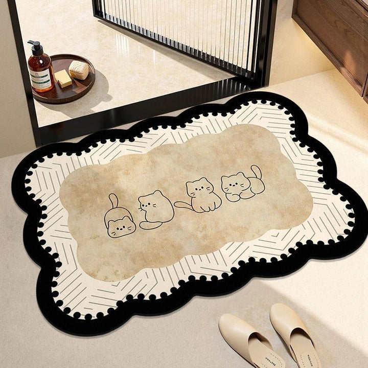 Adorable Dog-Themed Entrance Mat Kalsten